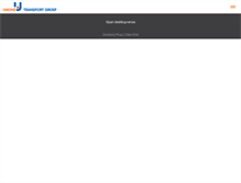 Tablet Screenshot of ijmondtransportgroep.com
